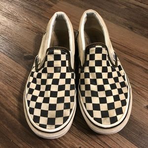(SOLD ON DEPOP) Checkered Vans 6.5